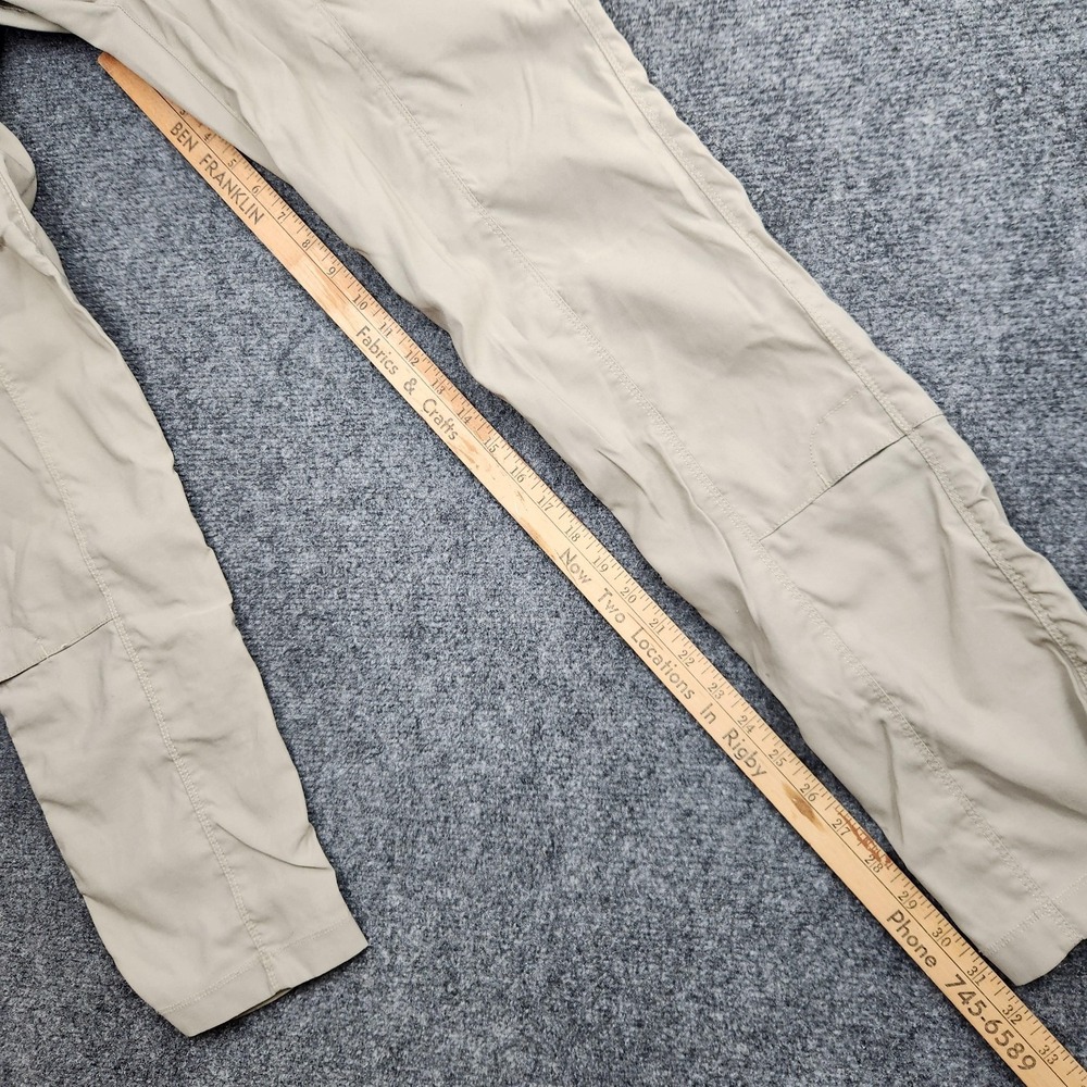 Duluth Trading Co Dry on The Fly Pants Womens 8x33 Beige Stretch Hiking Outdoor - Picture 8 of 10